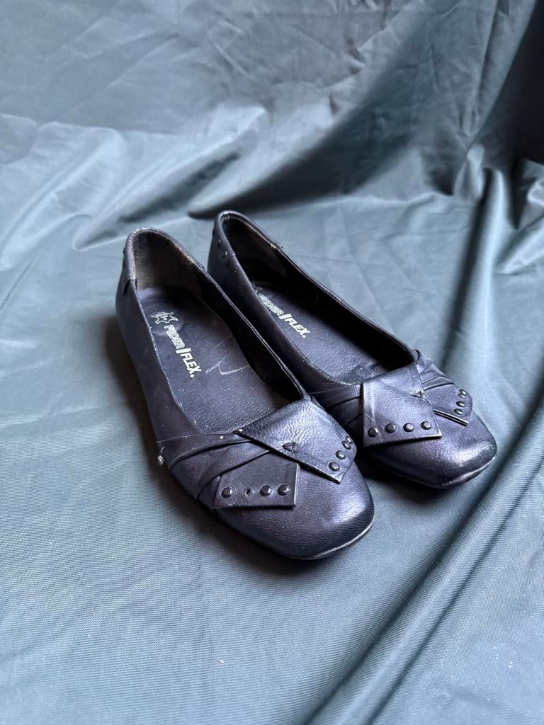 Zwarte ballerina's maat 41, Ophalen of Verzenden, Gedragen, Zwart, Ballerina's