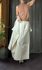 Uma wang rok popline wijd Galery Col vib 36/38, Kleding | Dames, Ophalen of Verzenden, Zo goed als nieuw, Maat 36 (S), Onder de knie