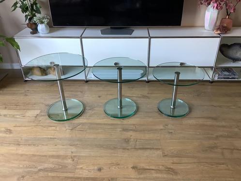Metaform KL seropie design bijzettafels, Huis en Inrichting, Tafels | Bijzettafels, Zo goed als nieuw, Rond, 45 tot 60 cm, Minder dan 55 cm