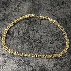 14k gouden armband magnum schakel massief italy, Sieraden, Tassen en Uiterlijk, Armbanden, Ophalen of Verzenden, Nieuw, Goud
