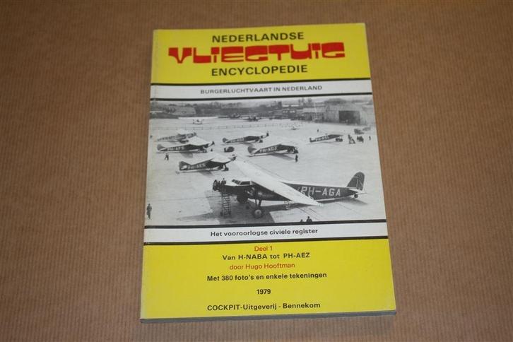 Ned Vliegtuig Enc - Burgerluchtvaart in Ned - Deel 1, Verzamelen, Luchtvaart en Vliegtuigspotten, Zo goed als nieuw, Schaalmodel