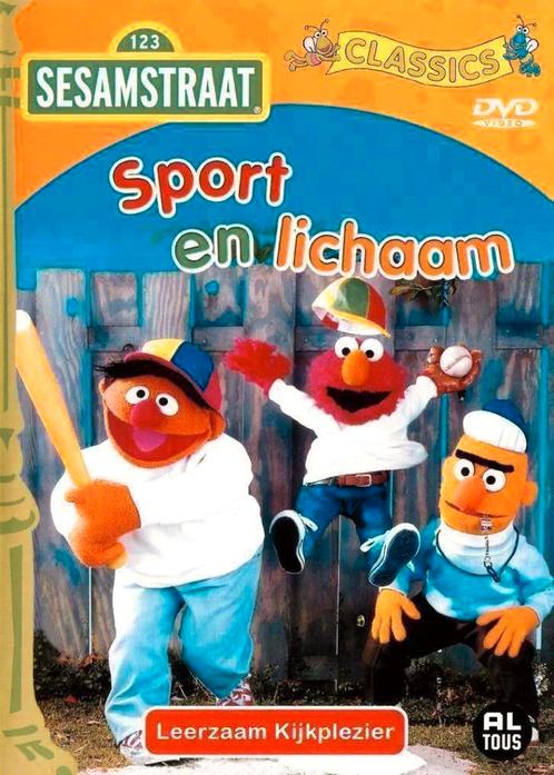 Sesamstraat: Sport en Lichaam, Cd's en Dvd's, Dvd's | Tekenfilms en Animatie, Zo goed als nieuw, Europees, Poppen of Stop-motion