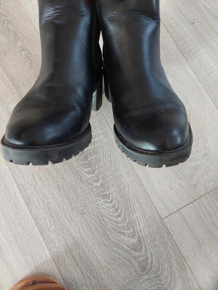 Seaside Leren Chelsea Boots - Maat 37, Kleding | Dames, Schoenen, Zo goed als nieuw, Lage of Enkellaarzen, Zwart, Ophalen