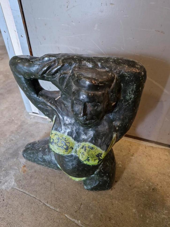Bronzen Beeld Vrouw in bikini, Antiek en Kunst, Kunst | Beelden en Houtsnijwerken, Ophalen