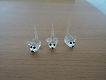 Swarovski Veldmuizen 3 stuks beschikbaar voor biedingen