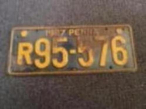 Kentekenplaat Licenseplate Pennsylvania 1925 USA, Verzamelen, Automerken, Motoren en Formule 1, Gebruikt, Auto's, Verzenden