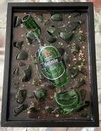 Heineken ( broken bottle ) schilderij, Verzamelen, Glas en Borrelglaasjes, Nieuw, Ophalen of Verzenden, Bierglas