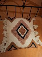 H&M Kussen met geometrisch motief, Ophalen, Zo goed als nieuw, Beige, Vierkant