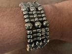 Brede Josh armband, Ophalen, Zo goed als nieuw, Zilver, Staal