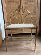 Vintage Hollywood Regency messing kledingstoel kinderstoel, Ophalen