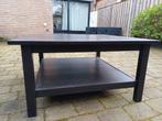 Vierkante salontafel zwart [Ikea Hemnes], Huis en Inrichting, Tafels | Salontafels, 50 tot 100 cm, Minder dan 50 cm, Gebruikt