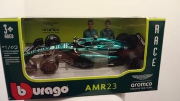 1605: Aston Martin Aramco AMR23 - Lance Stroll - 2023 - 1:43 beschikbaar voor biedingen