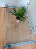 Tempered glass salon tafel groot, Minder dan 50 cm, Rechthoekig, 50 tot 100 cm, Ophalen of Verzenden