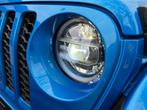 Jeep Wrangler Unlimited 4xe 380 Sahara Sky-One CABRIO, Auto's, Automaat, Zwart, 4 cilinders, Blauw