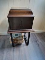 Grammofoon platenspeler hmv + bakelieten platen, Ophalen of Verzenden