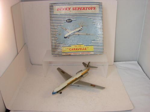 Franse dinky toy 60F S.E. 210 Caravelle vliegtuig in doos, Hobby en Vrije tijd, Modelauto's | 1:43, Gebruikt, Overige typen, Dinky Toys