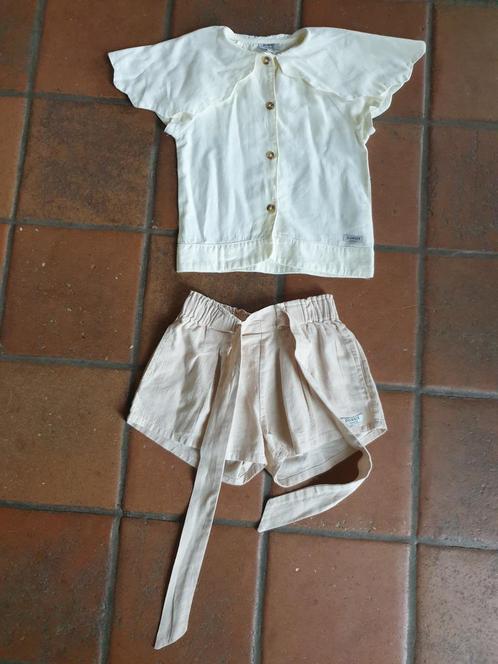 Leuke set blouse broek donsje maat 98/104, Kinderen en Baby's, Kinderkleding | Maat 104, Zo goed als nieuw, Meisje, Setje, Ophalen of Verzenden