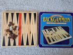 Backgammon bordspel massief hout ZGAN, Ophalen of Verzenden, Zo goed als nieuw