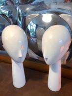 Vintage mannequinhoofden, vintage design, Ophalen of Verzenden, Zo goed als nieuw, Paspop