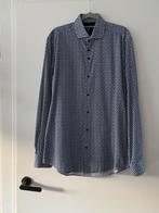R2 Amsterdam overhemd, mt 39, stip blauw, Blauw, Zo goed als nieuw, R2 Amsterdam, Halswijdte 39/40 (M)