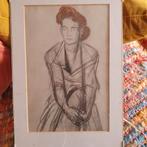 Joop Sjollema. Fraaie tekening van Sonia Gaskell., Ophalen of Verzenden