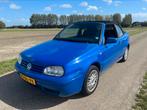 Volkswagen Golf 1.8 Cabrio 66KW 1999 Blauw Nieuwe Apk!, 4 cilinders, Cabriolet, Origineel Nederlands, Handgeschakeld