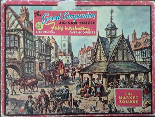 Oude Good Companion puzzel. 400 st. Compleet., Hobby en Vrije tijd, Denksport en Puzzels, Zo goed als nieuw, Legpuzzel, Minder dan 500 stukjes