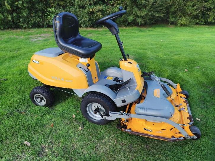 Stiga Villa Silent 95cm, Tuin en Terras, Zitmaaiers, Gebruikt, 90 tot 120 cm, Elektrische starter, Mulchfunctie, Ophalen