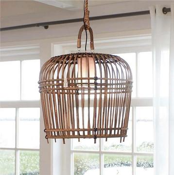 1x Rotan Hanglamp Riviera Maison beschikbaar voor biedingen