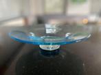 Prachtige blauwe schaal kristal glas Bonny Krosno, Antiek en Kunst, Antiek | Glas en Kristal, Ophalen of Verzenden