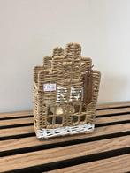 Riviera Maison Rustic Rattan Happy Home Votive, Huis en Inrichting, Woonaccessoires | Kandelaars en Kaarsen, Minder dan 25 cm