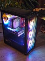 Complete gaming PC met nieuwe case, inclusief monitor, Ophalen, Gaming PC, AMD Ryzen 5, Zo goed als nieuw