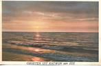 Katwijk aan Zee- -Zonsondergang., Verzenden, 1940 tot 1960, Gelopen, Zuid-Holland