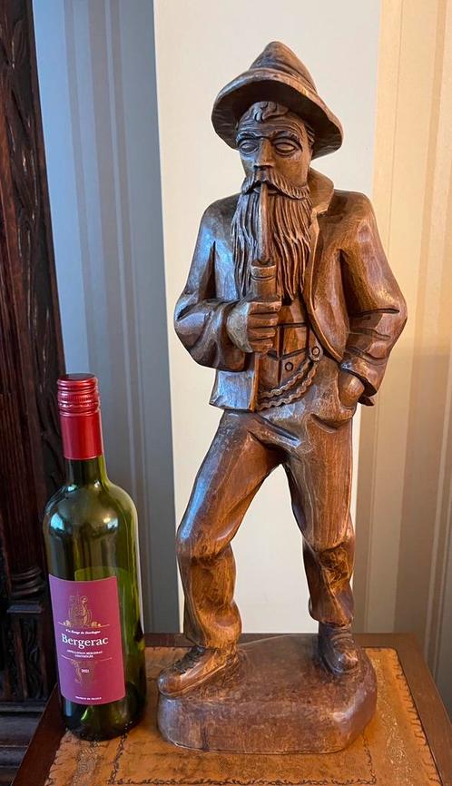 Grote Duitse houtsculptuur, 53 cm hoog, Antiek en Kunst, Kunst | Beelden en Houtsnijwerken, Ophalen