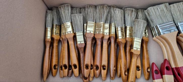Grote Partij Kwasten - 94 Stuks!, Doe-het-zelf en Verbouw, Schildersmaterialen, Nieuw, Kwast, Ophalen of Verzenden