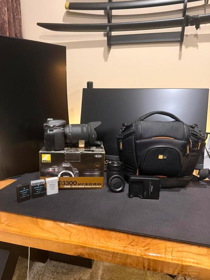 Nikon D3300 fotocamera – complete set + Sigma 18-250mm lens, Audio, Tv en Foto, Fotocamera's Digitaal, Zo goed als nieuw, Spiegelreflex