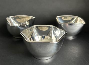 verzilverde kommetjes potjes HRW Fink Duits verzilverd beschikbaar voor biedingen