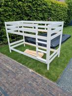 Stapelbed ongebruikt inclusief lattenbodems, Huis en Inrichting, Slaapkamer | Stapelbedden en Hoogslapers, 90 cm, Minder dan 160 cm