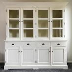 Landelijke buffetkast met glasdeuren, Huis en Inrichting, Ophalen, Gebruikt, 200 cm of meer, 150 tot 200 cm