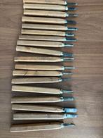 Modelbouw hout beitels 18 stuks, Hobby en Vrije tijd, Ophalen of Verzenden, Gebruikt