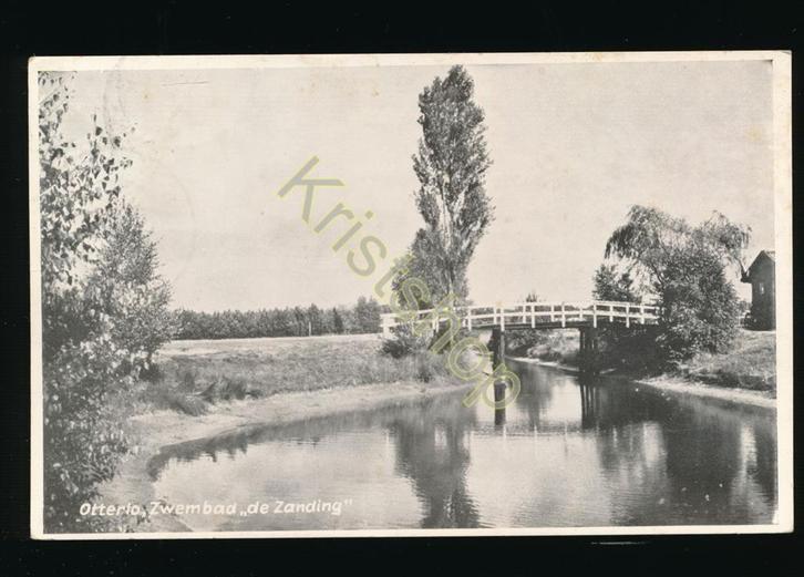 Otterlo - Zwembad De Zanding [KRST009-0740, Verzamelen, Ansichtkaarten | Nederland, Gelopen, Gelderland, 1960 tot 1980, Verzenden
