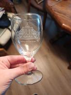 Set van 3 glazen met opdruk, Verzamelen, Glas en Borrelglaasjes, Ophalen, Zo goed als nieuw, Overige typen