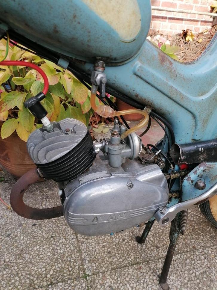 Demm Italiaanse oldtimer bromfiets, Fietsen en Brommers, Brommers | Oldtimers, Overige merken, Maximaal 45 km/u, Ophalen