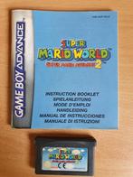 Super Mario World Super Mario Advance 2 GBA, Spelcomputers en Games, Games | Nintendo Game Boy, 1 speler, Ophalen of Verzenden
