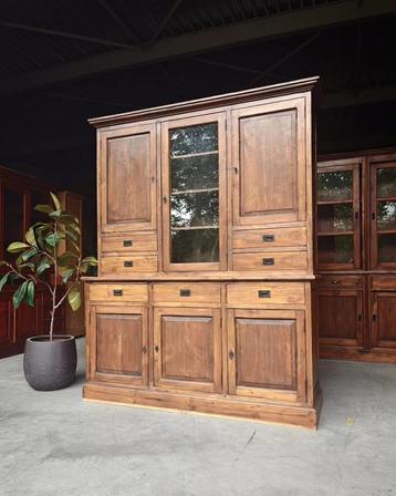 Prachtige teakhouten Voorraadkast | Wandmeubel | Teak  #2317 beschikbaar voor biedingen