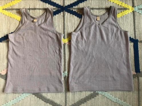 2x wollen hemden onderhemden wol dilling meisje lila 134 140, Kinderen en Baby's, Kinderkleding | Maat 134, Gebruikt, Meisje, Nacht- of Onderkleding