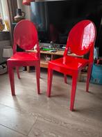 2 Nieuwe Rode Victoria Ghost Stoelen Kartell Italy, Huis en Inrichting, Stoelen, Nieuw, Twee, Kunststof, Kartell