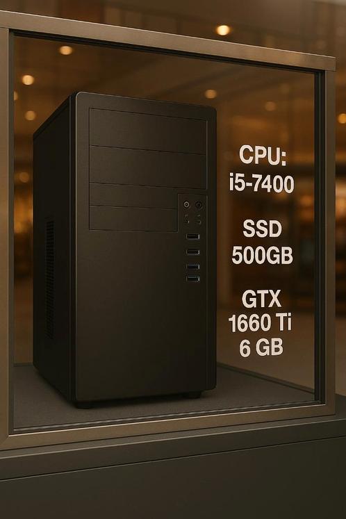 Snelle game pc 7e generatie -- Nvidia GTX 1660 TI, Computers en Software, Desktop Pc's, Zo goed als nieuw, 3 tot 4 Ghz, SSD, 16 GB