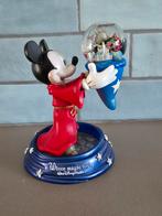 Mickey Mouse Phantasia Disney World Snow Globe, Ophalen of Verzenden, Mickey Mouse, Gebruikt, Beeldje of Figuurtje