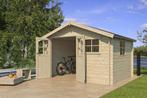 Aanbieding Blokhut Tuinhuis Berging Schuur Caribou 355x295, Ophalen of Verzenden, Nieuw, Hout, Overige typen